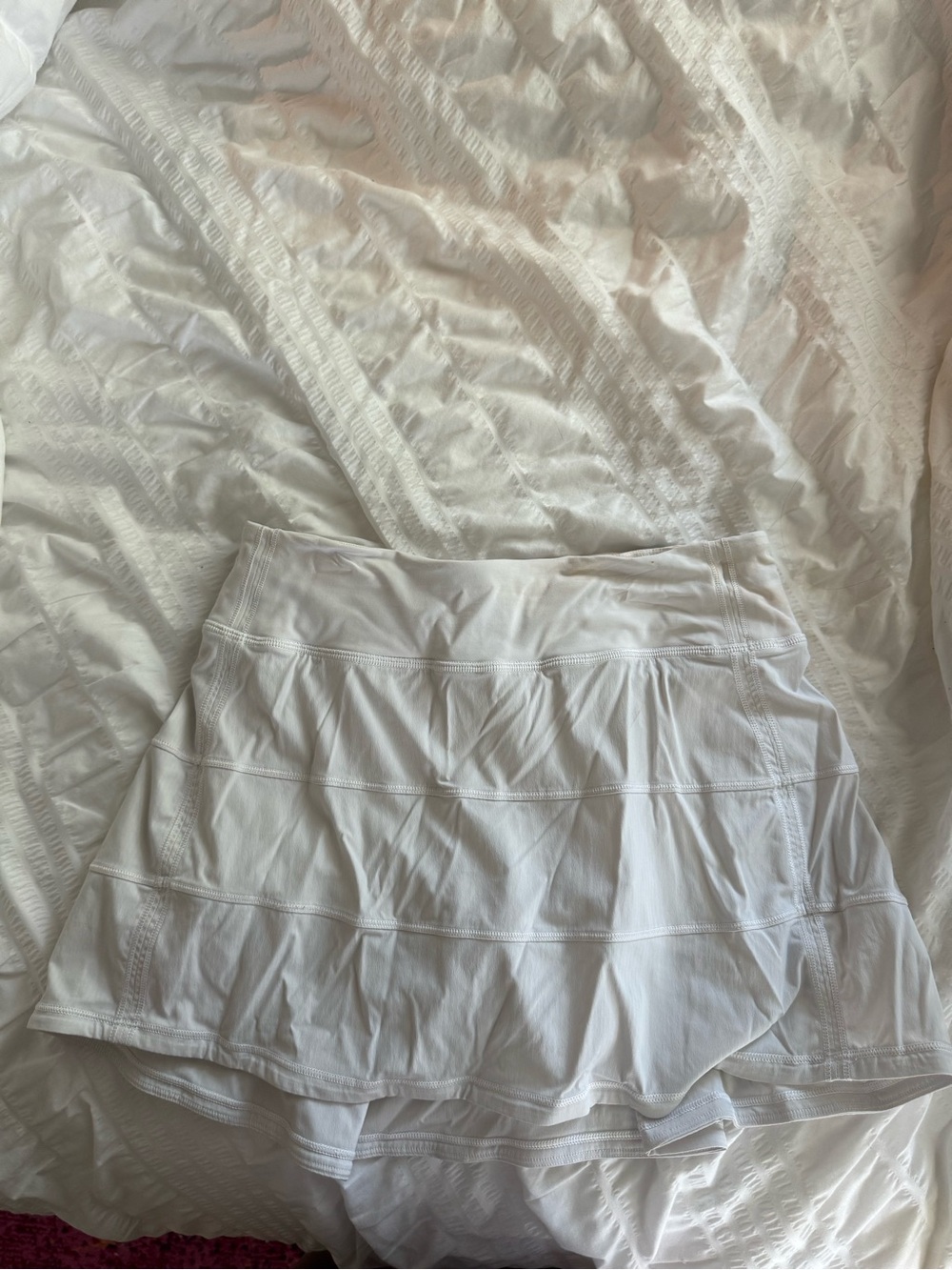 lululemon athletica White Tiered Athletic Skort